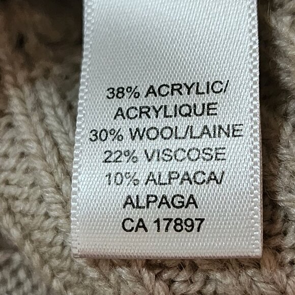 Banana Republic Oatmeal Wool Alpaca Blend Belted Cardigan - Picture 7 of 7